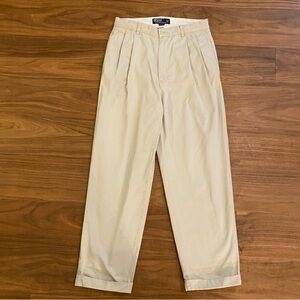 Polo Ralph Lauren Pleated Khaki Chinos 32x30